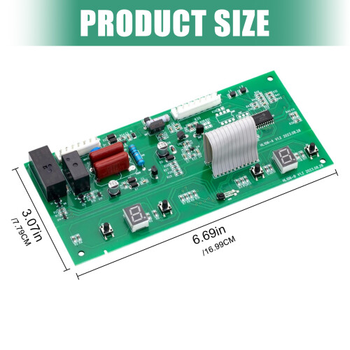Panneau de commande de réfrigérateur efficace, panneau PCB, 2