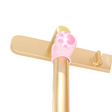 Protecteur de bouton de porte en Silicone souple, pattes de-Rose