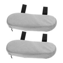 2pcs Office Chair Armrest Pads Memory Foam Cushions Ergonomic Elbow Support for Home and Gaming Chairs