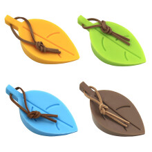 Heavy Duty Rubber Door Stopper, NonSlip Door Wedge for Any Floor, Soft NonDamaging Rubber, 1 Piece (Yellow Green Blue Brown)