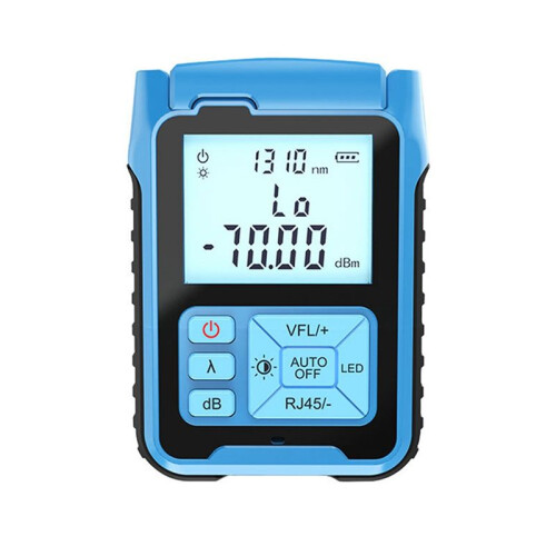 Optical Power Meter Optical Fiber Tester Visual Fault Locator Network Cable Test with 5mw Red Light