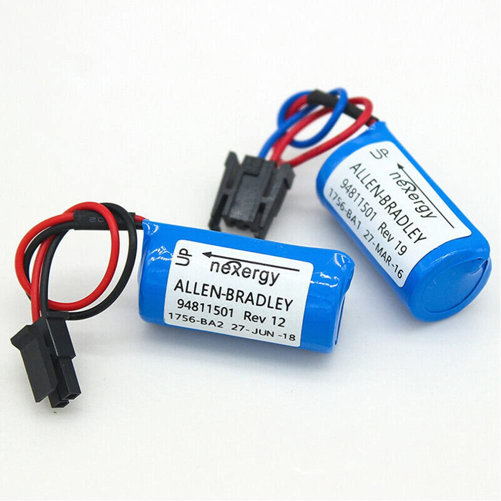 2Pcs Replacement Battery For Allen Bradley 1756Ba2 3V Plc Lithium Backup Battery Pack Reliable Power 9351714388184