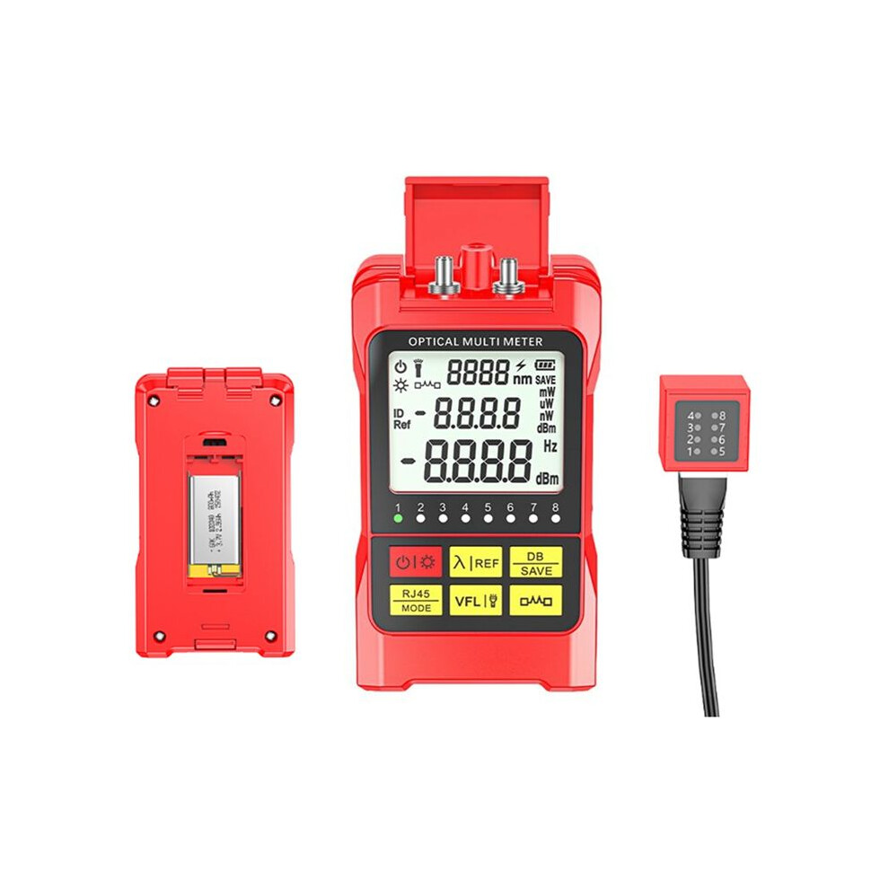 Fiber Optic Optical Power Meter Rj45 Tester -70-+10Dbm For Optical Multimeter Network Attenuation Tester 15Mw 6033241056967