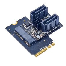 M.2 Key A+E Riser Converter Adapter M2 NGFF Key A/E to A/E Extension Board for M.2 Key A+E 3.0 6Gbps SSD HDD