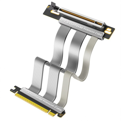 PCI-E 5.0 16X PCIe 5.0 Expansion Cable 90 Degree Vertical Installation GPU Cable for Desktop PC Computer