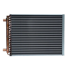 18x22 Water to Air Heat Exchanger Hydronic System with 1 Inch Copper Ports EZ Install Flange and Kit