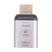 USB-C Type C Female Source to -Compatible Sink HDTV Adapter for Tablet Phone Laptop 4K 60hz 1080p