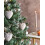 Beliani Set of 8 Baubles FERIABLE Glass Grey 2