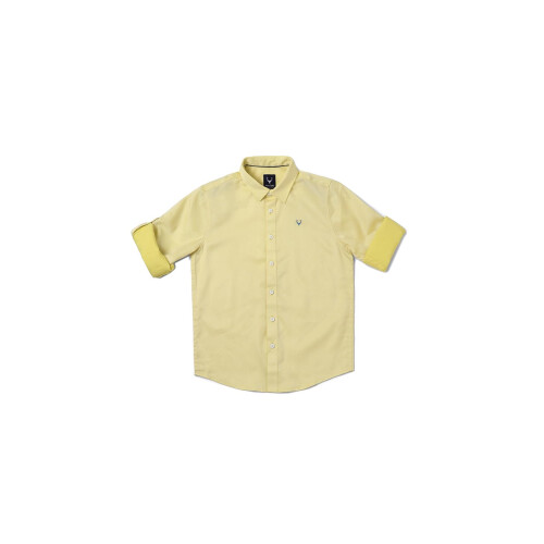 Αγόρια Κίτρινο Slim Fit Μπλουζάκι Casual