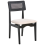 Beliani Set of 2 Dining Chairs RUBONIA Wood Black 4