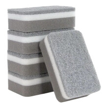 DualSided Cellulose Kitchen Sponge Set with NonScratch Scrubbing Pad, MultiPurpose Cleaning Pack (4)