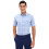 Ανδρικό Μπλε Slim Fit Καρώ Πουκάμισο Μισής Μανικιού 1