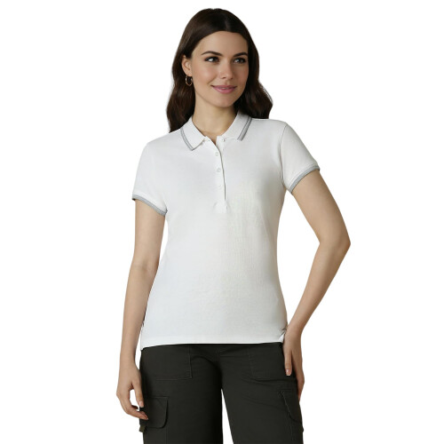 Allen Solly Dames Wit Effen Casual Top