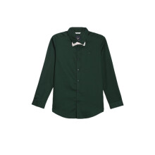 Allen Solly Jongens Groene Slim Fit Effen Casual Shirt