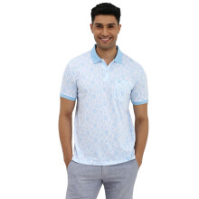 Allen Solly Ανδρικό Μπλε Πόλο T-Shirt