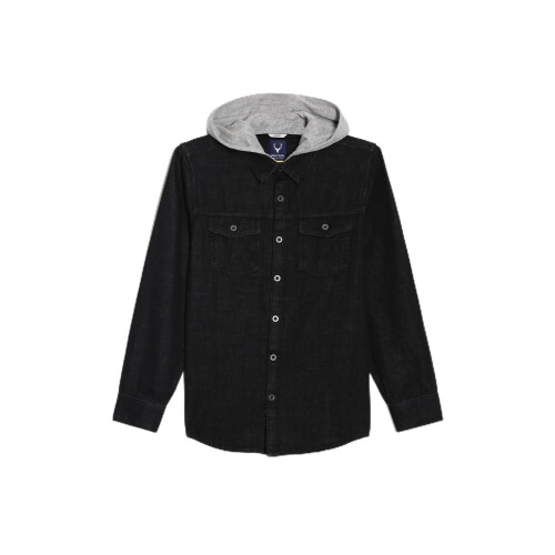 Allen Solly Αγόρι Slim Fit Πουκάμισο (Absfespfd27399_Mαύρο)
