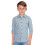 Allen Solly Αγόρια Μπλε Slim Fit Εκτυπωμένη Χαλαρή Πουκάμισο 1