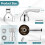 Single Metal Lever RP74148 Shower Handle Replacement With 3