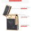 Classic Refillable Butane Lighter with Adjustable Soft Flame, Retro Click Ignition, Gift Box (Stone Spot Black) 3
