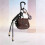 Versatile PU Key Holder Organiser Charm Practical-brown 5