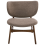 Beliani Armchair DAY Boucle Taupe 5