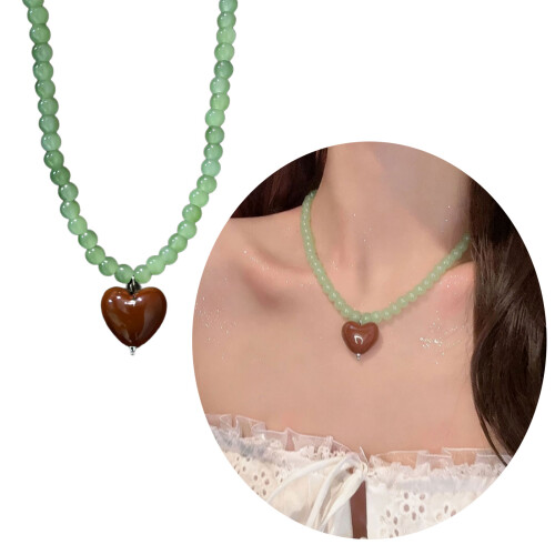 Collier de clavicule de perles d'amour d'été élégant pour-C 2