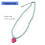 Collier de clavicule de perles d'amour d'été élégant pour-C 4