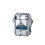 Steampunk Windproof Kerosene Lighter with Transparent Fuel Tank Blue LED Indicator Refillable Silver 2024 1