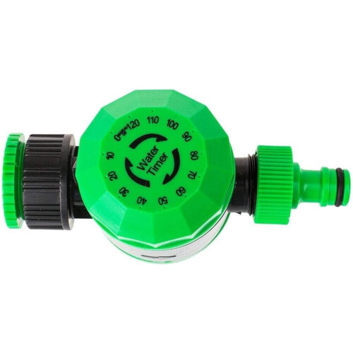 2Hour Mechanical Water Timer with Easy Dial Operation, Automatic Watering Control for Garden, Lawn and Yard