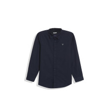 Allen Solly Jongens Navy Slim Fit Effen Casual Shirt