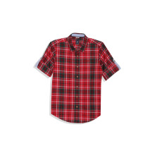 Allen Solly Jongens Rood Slim Fit Geruit Casual Shirt
