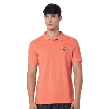Allen Solly Ανδρικό Πόλο T Shirt Ροζ
