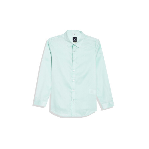 Πράσινο Slim Fit Υφασμάτινο Casual Πουκάμισο Αγόρι