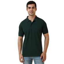 Ανδρικό T-Shirt Allen Solly Κανονική Εφαρμογή Πράσινο
