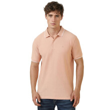 Allen Solly Ανδρικό Κανονικό T-Shirt Ροζ