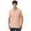 Allen Solly Ανδρικό Κανονικό T-Shirt Ροζ 1