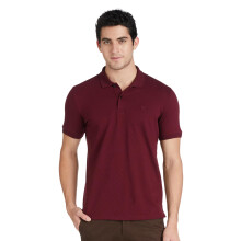 Allen Solly Ανδρικό Τακτικό T-Shirt Μωβ