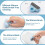 Mini Silicone Shower Squeegee with Hook, Streak Mirror and Glass Cleaner, MultiColor 3 Pack 3