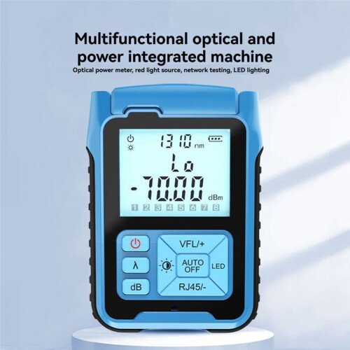 Optical Power Meter Optical Fiber Tester Visual Fault Locator Network Cable Test with 5mw Red Light 2