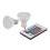 4pcs Gu10 Bulbs and 1remote Control with Memory Function 17colors Changeable Spot Ligh 4dynamic Lighting Modes Spotlight 10
