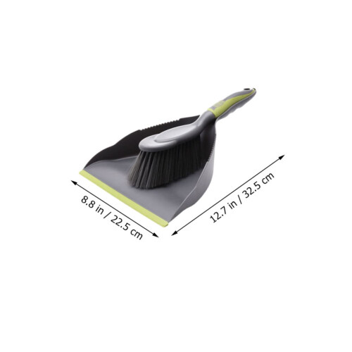 Mini Dustpan and Brush Set for Quick Desktop Cleanups with Soft Bristles and Compact Space Saving Design 1