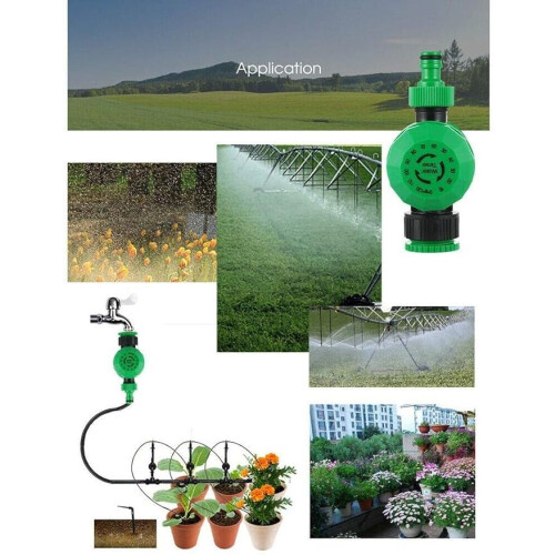 2Hour Mechanical Water Timer with Easy Dial Operation, Automatic Watering Control for Garden, Lawn and Yard 1
