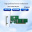 PCIe 5.0 16x to MCIO Split Adapter Card GPU  Card External GPU Expansion Adapter Extender for Server Motherboard 4