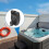 Hot Tub Cover Latch Replacement Kit with Keys and Hardware, Secure Locking System, 4 Piece Set 5