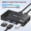 USB3.0  2 in 4 Out KVM  Laptop Host Sharing USB3.0 to Type-C Device Shared Mouse Keyboard and Printer 4