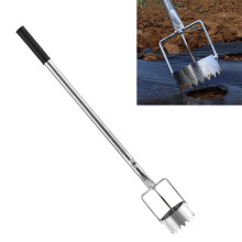 Adjustable Bulb Planter and Sod Remover Tool 9cm Multipurpose Garden Lawn Care with Retractable Handle