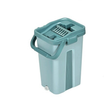 Hands Spin Mop Bucket for Home Cleaning with Durable Stainless Frame and Vertical Storage