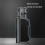 Butane Torch Lighter Dual Flame Windproof Refillable Metal Lighter with Visible Fuel Window Adjustable Flame 4