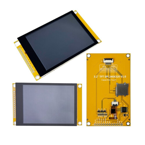 3.2 Inch IPS Capacitive Touch Display 240x320 Pixels ILI9341 FT6236 Full View Touchscreen ESP32 Display 2