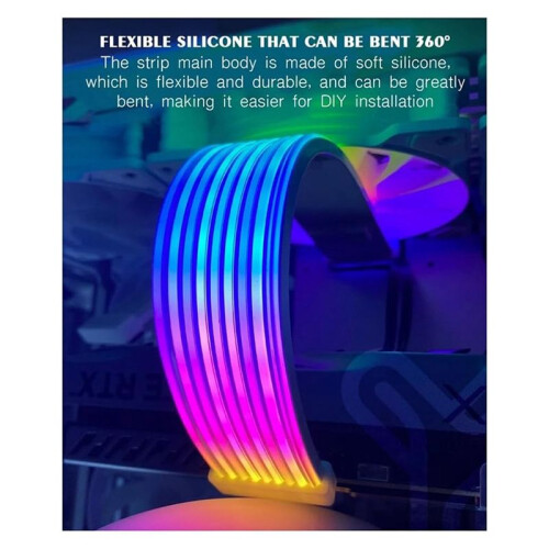 5V 3Pin ARGB Motherboard Cable PC RGB GPU 8/24PIN Power Extension for Computer Supply 2